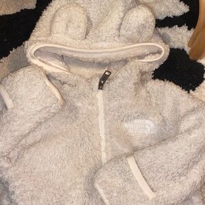 The North Face Kids Cream Fleece Jacket